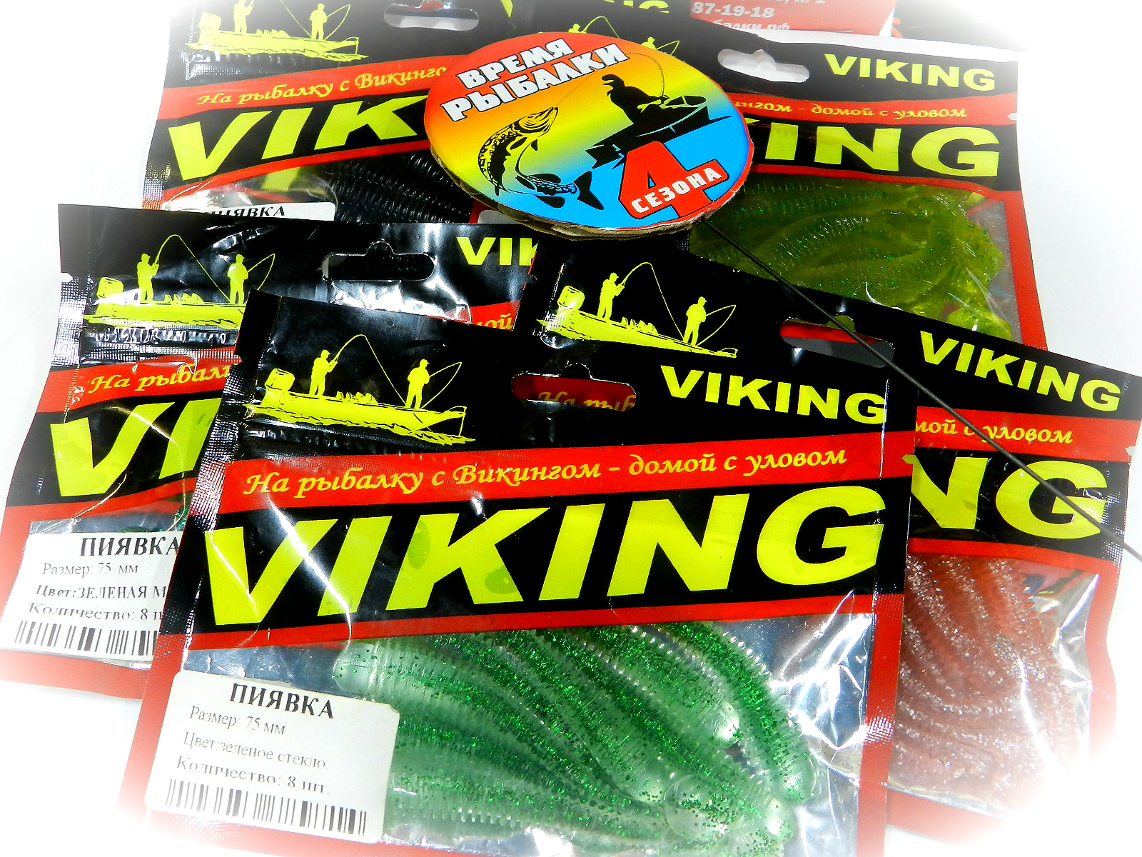 Мягкие приманки Viking – обзор и отзывы